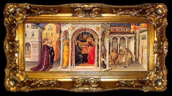 framed  Gentile da  Fabriano The Presentation in the Temple, ta009-2